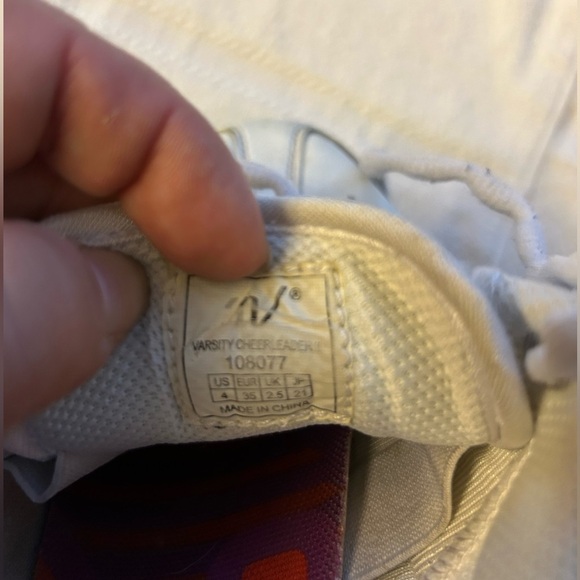 White cheerleading shoes by Varsity - Picture 3 of 5